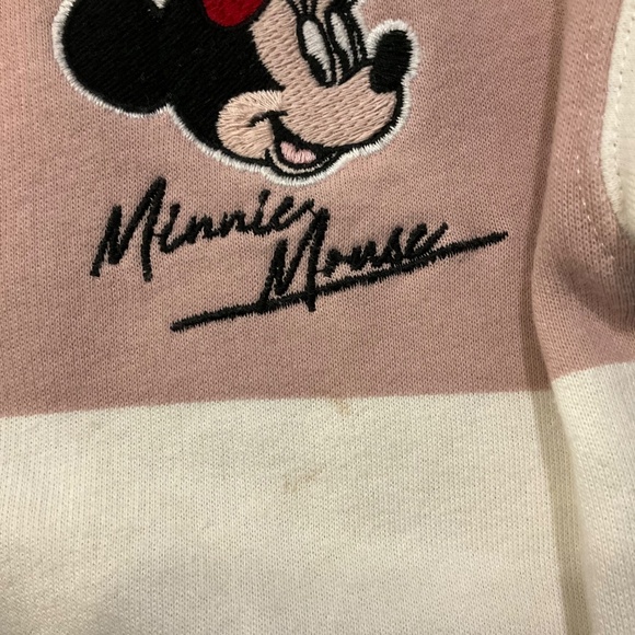 Zara Disney Minnie Mouse Striped Kids Sweater size 5yrs - Picture 4 of 6